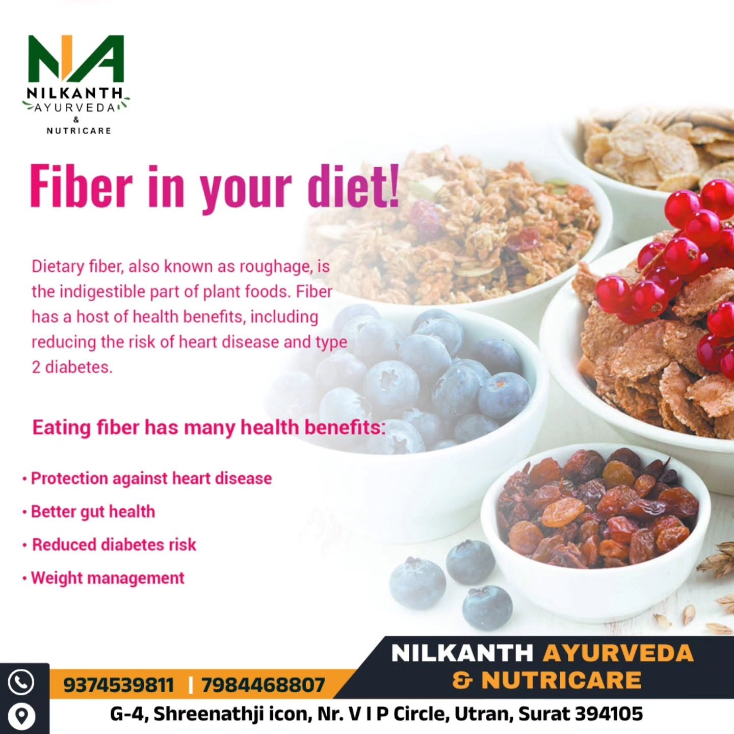Nilkanth nutrition guide to fibre-rich foods